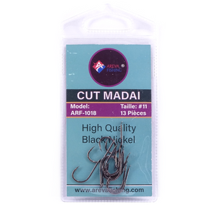 Hameçons de pêche CUT MADAI ARF-1018